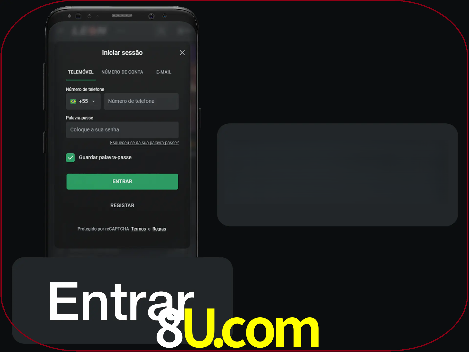 Faça o login para começar a apostar e jogar no cassino.